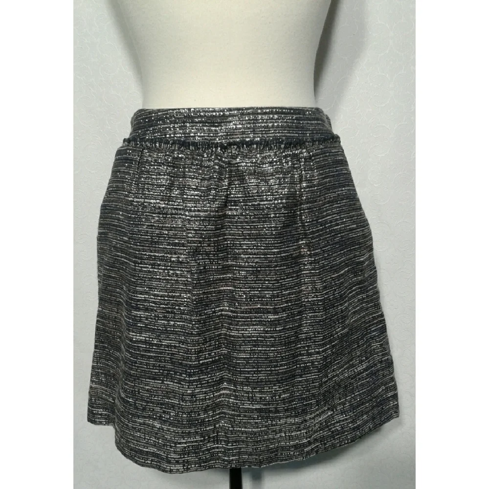 GAP fringe metallic skirt size 12